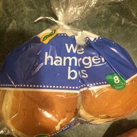 White hamburger buns
