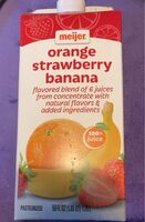 Orange Strawberry Banana 100% Juice