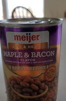 Maple and bacon baked beans