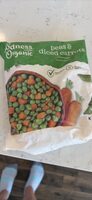 Organic peas & diced carrots