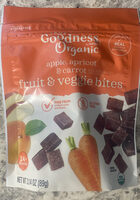Apple, Apricot & Carrot fruit & veggie bites