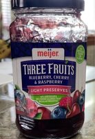Three fruits blueberry
