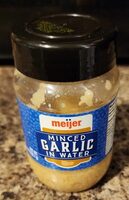 Meijer Minced Garlic in Water
