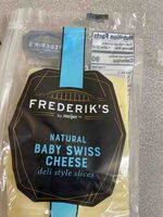 Natural Baby Swiss Cheese Deli Style Slices