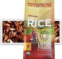 Gourmet organic pink rice