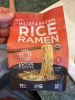 Millet & Brown Rice Ramen Noodles