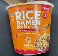 Spicy Kimchi Rice Ramen