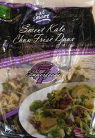 Sweet kale vegetable salad kit