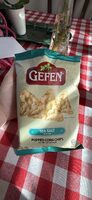 Gefen, popcorners, popped corn chips, sea salt