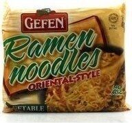 Ramen noodle vegetable flavored