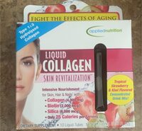 Applied Nutrition, Liquid Collagen, Skin Revitalization, Tropical Strawberry & Kiwi