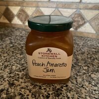 Peach amaretto jam