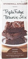 Triple fudge brownie mix
