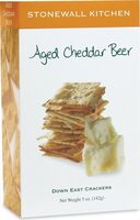 Aged cheddar beer crackers
