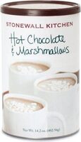 Hot chocolate and marshmallows