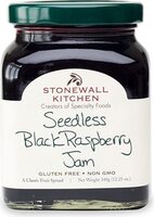 Seedless black raspberry jam