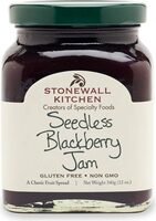 Glutenfree seedless blackberry jam