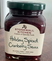 Holiday spiced cranberry sauce