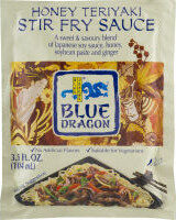 Honey teriyaki stir fry sauce sachet