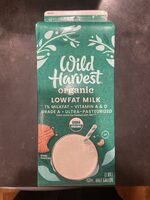 Organic low fat milk