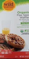 Organic Flax Seed Waffles