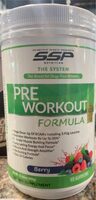 Pre-workout formula berry
