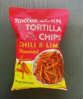 Rolled Corn Tortilla Chips- Chili & Lime Flavored
