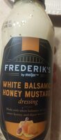 White balsamic honey mustard