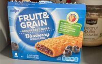 Blueberry fruit & grain breakfast bars