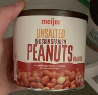 Unsalted redskin spanish roasted peanuts