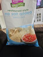 Organic restaurant style tortilla chips