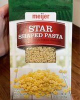Star shaped pasta