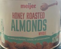 Honey roasted whole almonds