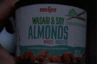 Whole roasted wasabi & soy almonds