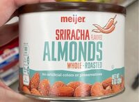 Sriracha flavored whole roasted almonds