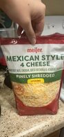 Mexican style 4 cheese (finely shredded)