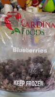Frozen blueberries