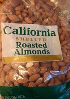 Whole Shelled Roasted Almonds