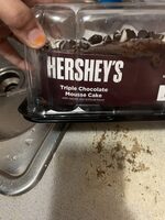 Hershey's, mousse cake, triple chocolate