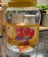 Mango flavours - mini fruit jelly