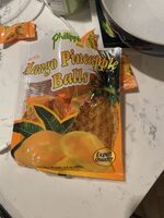 Dried mango pineapple balls