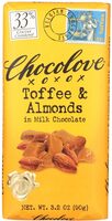 Toffee & Almonds In Milk Chocolate