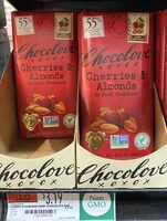 Chocolove Cherries & Almonds in Dark Chocolate
