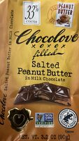 Filled salted peanut butter in Milk Chocolate