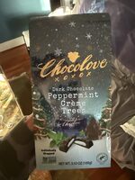 Dark Chocolate Peppermint Creme Trees