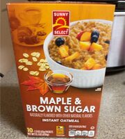 Maple & Brown sugar Instant Oatmeal