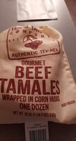 Texas tamale company, gourmet beef tamales wrapped in corn husks