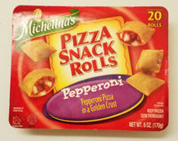 Pepperoni pizza snack rolls, pepperoni
