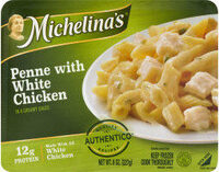 Penne With White Chicken In A Creamy Sauce