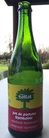 Jus de pomme framboise
